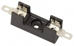 Cooper Bussmann - 3 Pole, 300 VAC/VDC, 30 Amp, Bolt-in Fuse Block - 1/4 Inch Diameter x 1-1/4 Inch Fuse Length, 2 Inch Long x 1-3/4 Inch Wide x 14.3mm High Block, 266°F - USA Tool & Supply