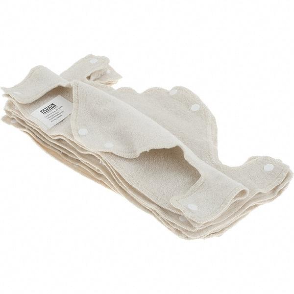 MSA - Hard Hat Accessories - W/SNAPS 10/PK WASHABLE TERRY SWEATBAND - USA Tool & Supply