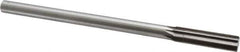 Interstate - 0.508" High Speed Steel 6 Flute Chucking Reamer - Straight Flute, 7/16" Straight Shank, 2" Flute Length, 8" OAL - USA Tool & Supply