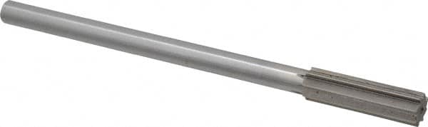 Interstate - 0.576" High Speed Steel 6 Flute Chucking Reamer - USA Tool & Supply