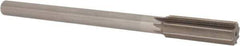 Interstate - 0.726" High Speed Steel 6 Flute Chucking Reamer - Straight Flute, 5/8" Straight Shank, 2-1/2" Flute Length, 9-1/2" OAL - USA Tool & Supply