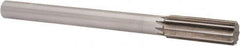 Interstate - 0.879" High Speed Steel 6 Flute Chucking Reamer - Straight Flute, 3/4" Straight Shank, 2-5/8" Flute Length, 10" OAL - USA Tool & Supply