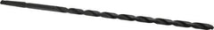 Interstate - 21/32", 2MT 118° Point High Speed Steel Taper Shank Drill Bit - Oxide Finish, 17" Flute Length, 24" OAL, Spiral Flute, Series 502 - USA Tool & Supply