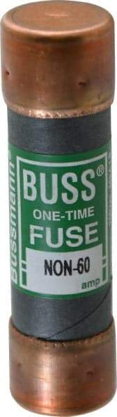 Cooper Bussmann - 125 VDC, 250 VAC, 60 Amp, Fast-Acting General Purpose Fuse - Fuse Holder Mount, 76.2mm OAL, 50 at AC/DC kA Rating, 13/16" Diam - USA Tool & Supply