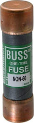 Cooper Bussmann - 125 VDC, 250 VAC, 60 Amp, Fast-Acting General Purpose Fuse - Fuse Holder Mount, 76.2mm OAL, 50 at AC/DC kA Rating, 13/16" Diam - USA Tool & Supply