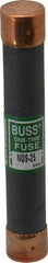 Cooper Bussmann - 600 VAC, 25 Amp, Fast-Acting General Purpose Fuse - Fuse Holder Mount, 127mm OAL, 50 at AC/DC kA Rating, 13/16" Diam - USA Tool & Supply