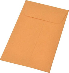 Quality Park - 4-1/4" Long x 2-1/2" Wide Gummed Flap Kraft Coin Envelope - 20 Lb Paper Weight - USA Tool & Supply