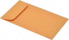 Quality Park - 4-1/4" Long x 2-1/2" Wide Gummed Flap Kraft Coin Envelope - 28 Lb Paper Weight - USA Tool & Supply