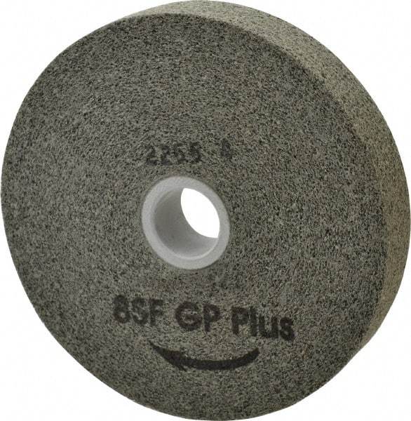 Standard Abrasives - 6" Diam, 1" Face Width, 1" Center Hole, Fine Grade, Silicon Carbide Deburring Wheel - Convolute, Hard Density 8 Grade, 6,000 RPM - USA Tool & Supply