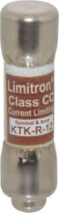 Cooper Bussmann - 600 VAC, 12 Amp, Fast-Acting General Purpose Fuse - Fuse Holder Mount, 1-1/2" OAL, 200 at AC (RMS) kA Rating, 13/32" Diam - USA Tool & Supply