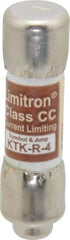 Cooper Bussmann - 600 VAC, 4 Amp, Fast-Acting General Purpose Fuse - Fuse Holder Mount, 1-1/2" OAL, 200 at AC (RMS) kA Rating, 13/32" Diam - USA Tool & Supply