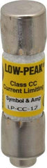 Cooper Bussmann - 150 VDC, 600 VAC, 12 Amp, Time Delay General Purpose Fuse - Fuse Holder Mount, 1-1/2" OAL, 20 at DC, 200 at AC (RMS) kA Rating, 13/32" Diam - USA Tool & Supply