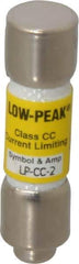 Cooper Bussmann - 300 VDC, 600 VAC, 2 Amp, Time Delay General Purpose Fuse - Fuse Holder Mount, 1-1/2" OAL, 20 at DC, 200 at AC (RMS) kA Rating, 13/32" Diam - USA Tool & Supply