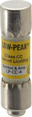 Cooper Bussmann - 150 VDC, 600 VAC, 4 Amp, Time Delay General Purpose Fuse - Fuse Holder Mount, 1-1/2" OAL, 20 at DC, 200 at AC (RMS) kA Rating, 13/32" Diam - USA Tool & Supply