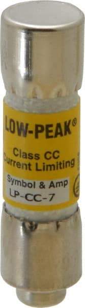 Cooper Bussmann - 150 VDC, 600 VAC, 7 Amp, Time Delay General Purpose Fuse - Fuse Holder Mount, 1-1/2" OAL, 20 at DC, 200 at AC (RMS) kA Rating, 13/32" Diam - USA Tool & Supply