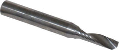 Onsrud - 3/16" Cutting Diam x 5/8" Length of Cut, 1 Flute, Upcut Spiral Router Bit - Uncoated, Right Hand Cut, Solid Carbide, 2" OAL x 1/4" Shank Diam, Single Edge, 22° Helix Angle - USA Tool & Supply