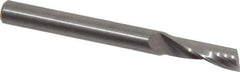 Onsrud - 1/4" Cutting Diam x 3/4" Length of Cut, 1 Flute, Upcut Spiral Router Bit - Uncoated, Right Hand Cut, Solid Carbide, 2-1/2" OAL x 1/4" Shank Diam, Single Edge, 22° Helix Angle - USA Tool & Supply