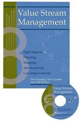 Made in USA - Value Stream Management: Eight Steps to Planning, Mapping, and Sustaining Lean Improvements Publication with CD-ROM, 1st Edition - by Don Tapping, Tom Luyster & Tom Shuker, 2002 - USA Tool & Supply