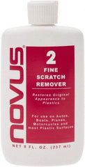 Novus - 8 Ounce Bottle Scratch Remover for Plastic - Fine Scratch Remover - USA Tool & Supply