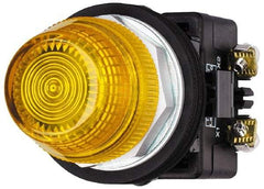 Eaton Cutler-Hammer - 30-1/2mm Mount Hole, Pushbutton Switch - Illuminated - USA Tool & Supply