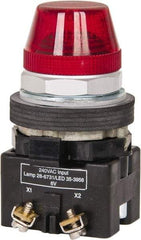 Eaton Cutler-Hammer - 30-1/2mm Mount Hole, Pushbutton Switch - Illuminated - USA Tool & Supply