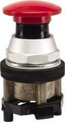 Eaton Cutler-Hammer - 30.5mm Mount Hole, 30.5mm Extended Mushroom Head, Pushbutton Switch Only - Round, Red Pushbutton, Nonilluminated, Momentary (MO), Corrosion Resistant, Oiltight & Watertight - USA Tool & Supply