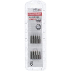 Wiha - 25mm Hex Screwdriver Bit - 1/4" Drive, 1" OAL - USA Tool & Supply