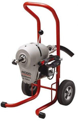 Ridgid - Electric Battery Drain Cleaning Machine - For 3" to 8" Pipe, 710 Max RPM - USA Tool & Supply