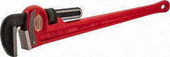 Ridgid - 36" Cast Iron & Steel Straight Pipe Wrench - 5" Pipe Capacity - USA Tool & Supply