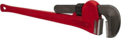 Ridgid - 60" Cast Iron Straight Pipe Wrench - 8" Pipe Capacity - USA Tool & Supply