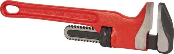 Ridgid - 12" Steel Straight Spud Pipe Wrench - 2-5/8" Pipe Capacity - USA Tool & Supply