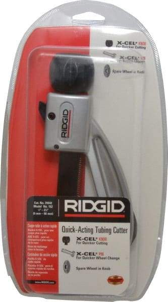 Ridgid - 1/4" to 2-5/8" Pipe Capacity, Tube Cutter - Cuts Metal - USA Tool & Supply