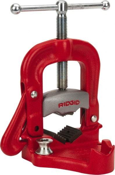 Ridgid - 1/8" to 4" Pipe Capacity, Bench Yoke Vise - USA Tool & Supply