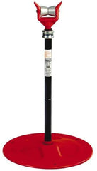 Ridgid - 6" Pipe Capacity, Adjustable Pipe Stand with Plain Support Head - 32" to 41" High, 2,500 Lb Capacity - USA Tool & Supply