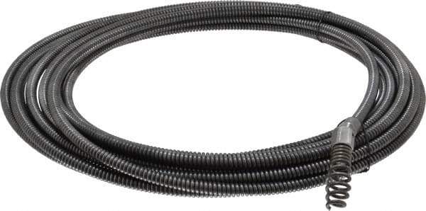 Ridgid - 5/16" x 25' Drain Cleaning Machine Cable - Inner Core Drophead, 3/4" to 1-1/2" Pipe, Use with Models K39, K40 & K50 - USA Tool & Supply