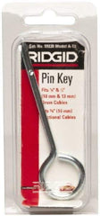 Ridgid - Drain Cleaning Machine Coupling Pin - For Use with Models K39, K50, K375 & K3800 - USA Tool & Supply