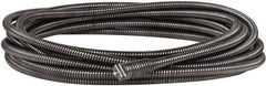 Ridgid - 3/8" x 25' Drain Cleaning Machine Cable - Inner Core Male Cping, 3/4" to 4" Pipe, Use with Models K50, K60SP & K75 A/B - USA Tool & Supply