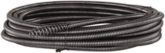 Ridgid - 3/8" x 35' Drain Cleaning Machine Cable - Bulb Auger, 1-1/4" to 1-1/2" Pipe, Use with Models K39, K40 & K50 - USA Tool & Supply