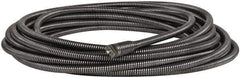 Ridgid - 3/8" x 35' Drain Cleaning Machine Cable - Male Coupling, 1-1/4" to 1-1/2" Pipe, Use with Models K39, K40 & K50 - USA Tool & Supply