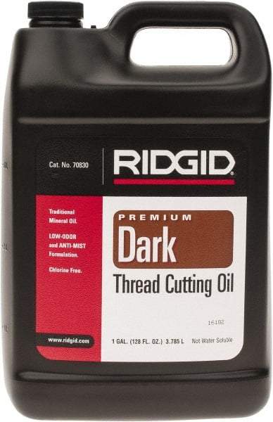 Ridgid - Dark Cutting Oil - 1 Gallon Jug - USA Tool & Supply