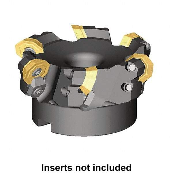 Kennametal - 110.95mm Cut Diam, 32mm Arbor Hole, 5mm Max Depth of Cut, 45° Indexable Chamfer & Angle Face Mill - 8 Inserts, OF.T 07L6... Insert, Right Hand Cut, 8 Flutes, Series KSOM - USA Tool & Supply