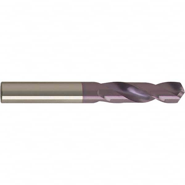 Guhring - 0.3543" 118° Spiral Flute Solid Carbide Screw Machine Drill Bit - USA Tool & Supply