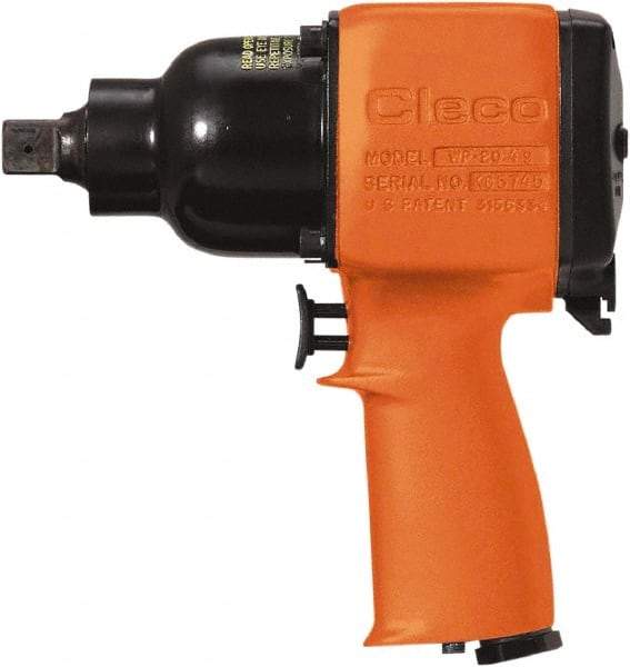 Cleco - 1" Drive, 1,200 RPM, 1,600 Ft/Lb Torque Impact Wrench - T-Handle, 1,000 IPM, 60 CFM, 620 psi, 3/8" NPT Inlet - USA Tool & Supply