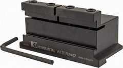 Kennametal - Tool Block Style A2TEN, 32mm Blade Height, 110mm OAL, 57.1mm OAH, Indexable Cutoff Blade Tool Block - 1-1/2" Shank Height, 1-1/2" Shank Width, Reversible, Series A2 Cut-Off - USA Tool & Supply