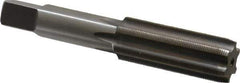 Made in USA - 3/4-32 UNS 6 Flute Bright Finish High Speed Steel Straight Flute Standard Hand Tap - Plug, Right Hand Thread, 4-1/4" OAL, H3 Limit, Oversize - USA Tool & Supply