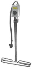 Made in USA - 120 Volt, 1 Phase, 1,000 Watt, T Type Sink Sanitizer Heater - 26" Leg Length - USA Tool & Supply