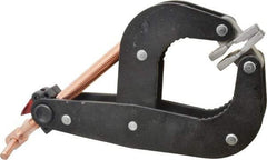 Gibraltar - 1,000 Lb, 5" Max Opening, 2-1/4" Open Throat Depth, 3" Closed Throat Depth, Cantilever Clamp - Steel Jaw, T-Handle, 10" OAL, 1-3/4" Max Width - USA Tool & Supply