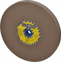 Tru-Maxx - 120 Grit Aluminum Oxide Bench & Pedestal Grinding Wheel - 8" Diam x 1" Hole x 3/4" Thick, 3600 Max RPM, O Hardness, Fine Grade , Vitrified Bond - USA Tool & Supply