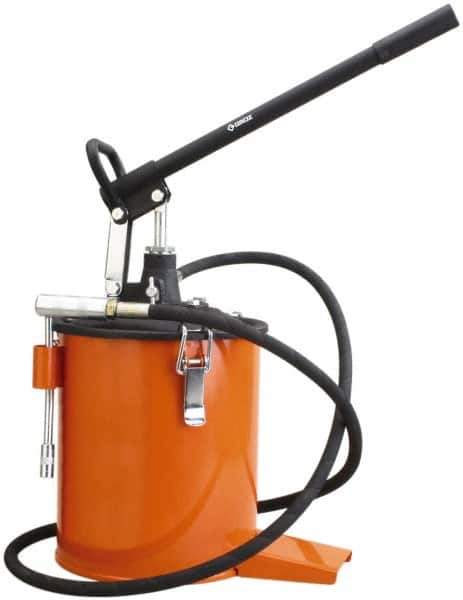 PRO-LUBE - Grease Lubrication Aluminum & Steel Lever Hand Pump - For 22 Lb Container - USA Tool & Supply