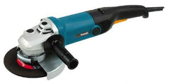 Makita - 7" Wheel Diam, 6,000 RPM, Corded Angle & Disc Grinder - 5/8-11 Spindle, 120 Volts, 15 Amps, Side Exhaust - USA Tool & Supply